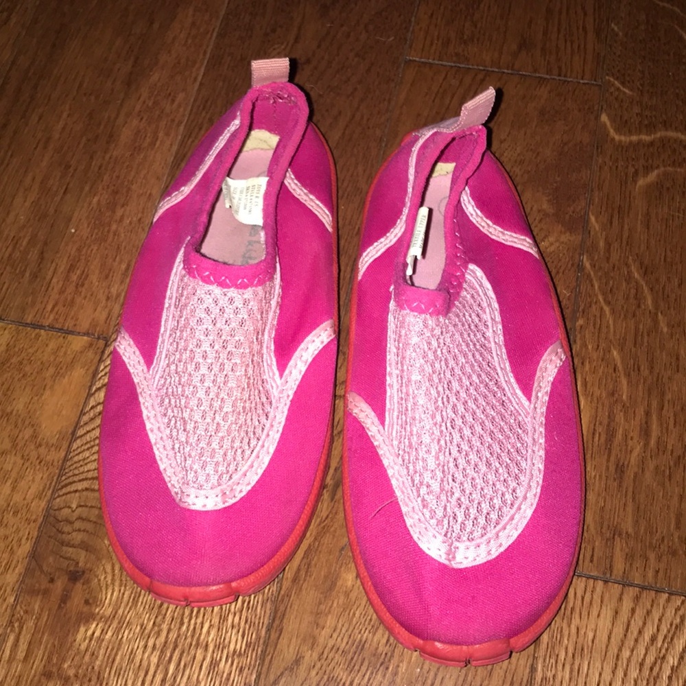Pink water shoes Girls size 10